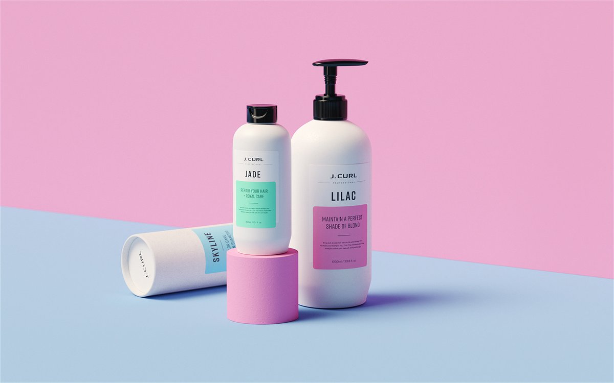 護發品 J. Curl 品牌包裝vi設計和品牌策略，vi設計，視覺形象設計，化妝品品牌vi設計，化妝品vi設計，品牌vi設計，包裝設計，vi品牌策劃，深圳vi設計，左右格局